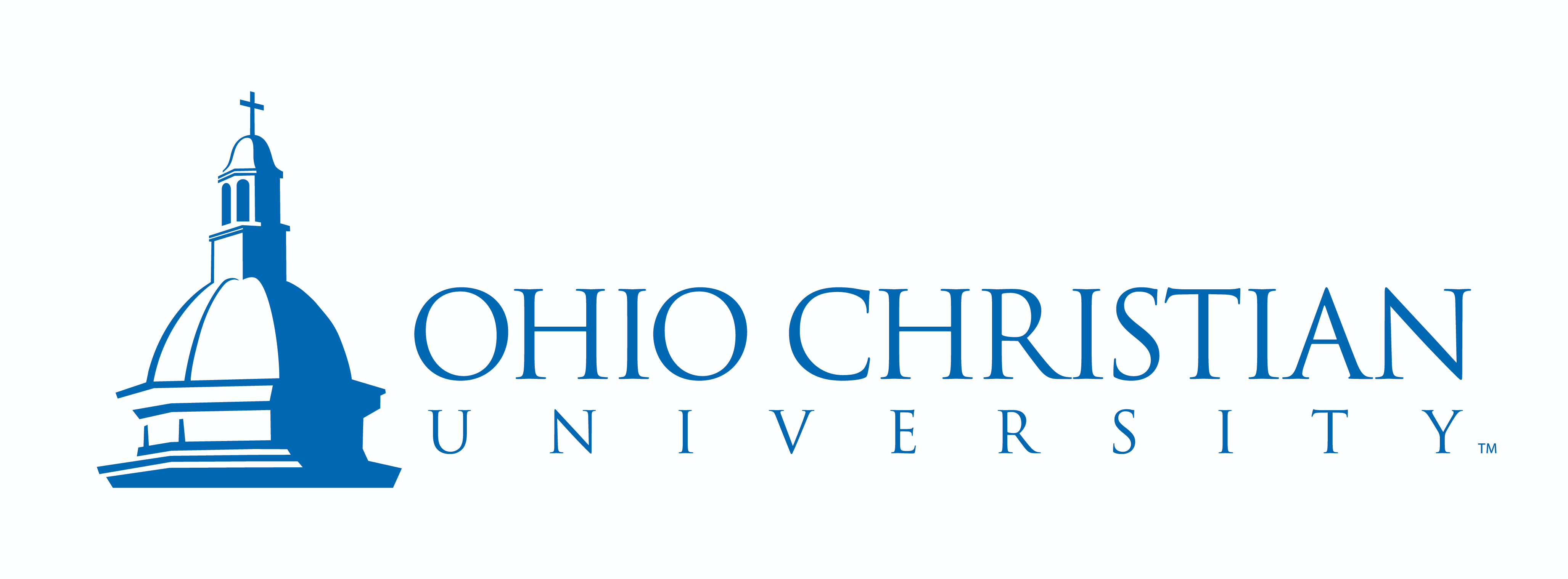 OCU logo blue on white left